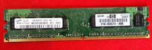 Samsung PC2-6400 1 GB DIMM 666MHz DDR2 SDRAM Memory (M378T2863QZS-CF7) - Picture 1 of 3