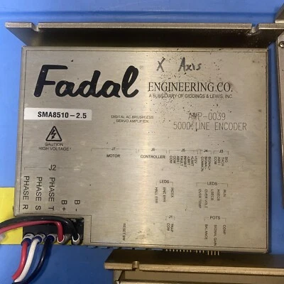 FADAL GLENTEK  SMA 8510-2.5 SERVO AMPLIFIER AMP-0039 Used - Image 1 of 4