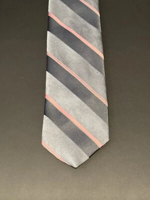 PACO RABANNE MUTI COLOR REPP SILK MENS Neck Tie W:3 BY L:56 Foto 1 de 4