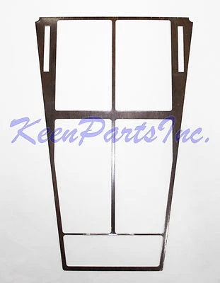 1970-1971 C3 Chevrolet Corvette Woodgrain Console Insert W/O Air Conditioning - Image 1 of 3