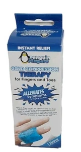 Finger and Toe Cold Gel Ice Pack, by Penguin Fingers. Compression Cold Pack - Picture 1 of 5