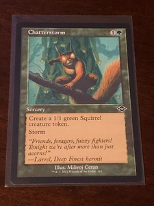 Magic the Gathering Modern Horizons 2 Retro Chatterstorm - Picture 1 of 2