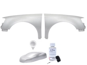 Kotflügel passend für VW Passat b6 LINKS + RECHTS LA7W REFLEXSILBER + lackstift - Bild 1 von 9