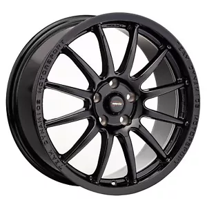 4 x Team Dynamics Pro Race 1.2 Wheels In Black - 18x8'' ET40 5x110 PCD 73.1mm CB - Picture 1 of 7