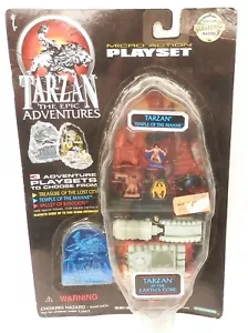 Tarzan Epic Adventures vintage ""Tempio del Mahar"" Set da gioco micro pieghevole - Foto 1 di 2