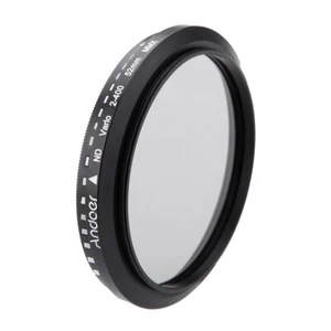 52mm Filter Fader Neutral Density ND2-ND400 Adjustable for Canon Z3R4 - Picture 1 of 12