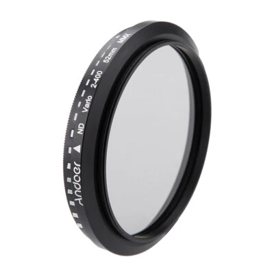52mm  Filter Fader Neutral Density ND2-ND400 Adjustable for Canon  Z3R4 - Image 1 of 4