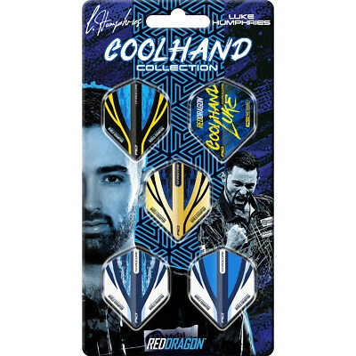 Red Dragon Flights Luke Humphries Cool Hand Hardcore Flight Collection Set NEU