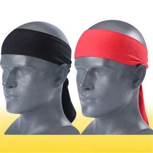 Yoga Tennis Running Sweat Headband Pirate HairBand Free Bandage Men Women Sports - Picture 1 of 19