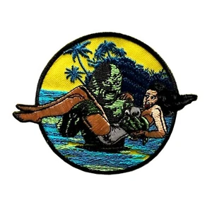 Parche Rock Rebel Universal Monsters Creature Black Lagoon UM-PATCH-CREATDAMSEL - Imagen 1 de 3