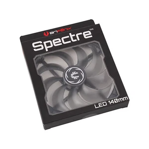 2 x BitFenix Spectre LED 140mm Case Fan - White LED - BFF-BFF-BLF-14025W-RP -ls5 - Picture 1 of 5