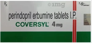 Perindopril Erbumine Tabletten I.P Coversyl 4mg Streifen je 10 Streifen 10 Tabletten - Bild 1 von 5