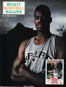 Revista de baloncesto Beckett, edición #5 de noviembre/diciembre de 1990 David Robinson en portada - Imagen 1 de 1