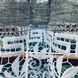 Scheibengardine für die Küche, Gipüre-Spitze, Qualität Guipure Griechisches - Bild 1 von 18