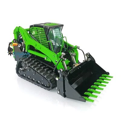LESU 1/14 Hydraulic Model Metal RC Aoue-LT5 Tracked Skid-Steer Loader W/ Lights - Image 1 of 4