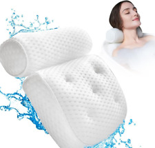 Bathtub Pillow for Men and Women,Bath Pillows for Tub with 4D Waterproof Air Mes