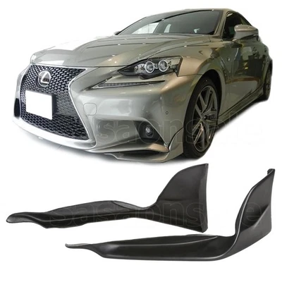 [SASA] Hecho para 2014-2016 Lexus IS250 IS350 F-Sport 4 puertas parachoques solo PU labio delantero Foto 1 de 4