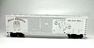 HO ConCor 1999 Merry Christmas Two Turtle Doves 50' Double Door Boxcar Upgraded - Picture 1 of 6