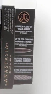 Anastasia BROW WIZ Skinny Brow Pencil -dark Brown .03g/.001oz Travel Size NIB - Image 1 of 2