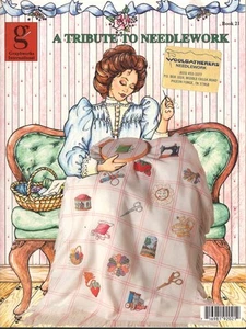A Tribute to Needlework, Graphworks Counted Cross Stitch Book - Picture 1 of 2