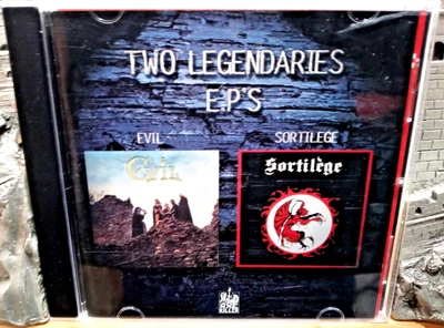 Evil / Sortilege – Two Legendaries E.P'S (1999 Axe Killer) Limited Numbered CD Foto 1 de 4