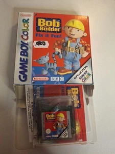 Bob Il Costruttore Fissalo Divertente! Nintendo Gameboy Color in scatola con manuale - Foto 1 di 9