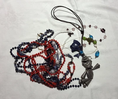 🛎  großes Konvolut  🛎 alter Modeschmuck  🛎 Kette Brosche Pinocchio 🛎 - Bild 1 von 3