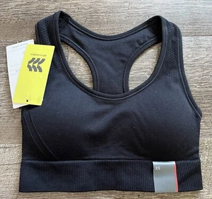 Target All In Motion Extra Small XS Women's Sports Bra NWT New Black - Picture 1 of 3