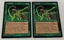 2x MTG Magic The Gathering Alliances Whip Vine (Ensnared Bird) NM+