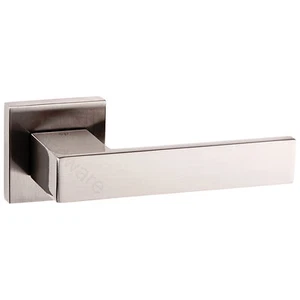 Panetti Innentürgriff Hebel auf eckigem Rose-Satin Nickel - Atlantic Range - Bild 1 von 3
