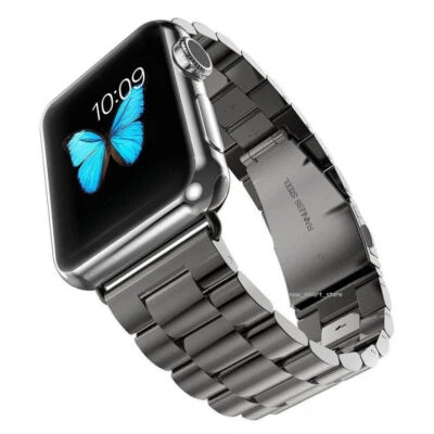 Stainless Steel Apple Watch Band 46 49 For iWatch Series SE 11 10 9 8 7 65 4 3 2 - Image 1 of 4