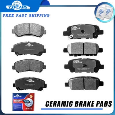 Pastilla de freno delantera + trasera de cerámica para Nissan Máxima 2009 - 2013 2014 2016 2017 Foto 1 de 4