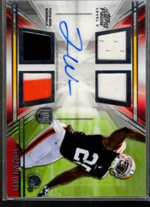 B2373 2014 Topps Prime Autographed Relics Level 5 PVTW Terrance West Auto Jersey - Picture 1 of 2