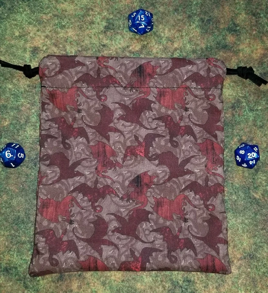 Juego de Tronos Targaryen Dragones Bolsa de Dados, Bolsa de Tarjetas, Bolsa de Maquillaje Foto 1 de 1