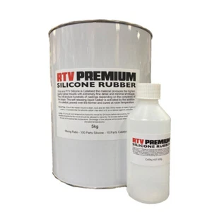 Pemium RTV Silicone Mould Making Rubber for Craft Applications 5.5kg Kit - Picture 1 of 2