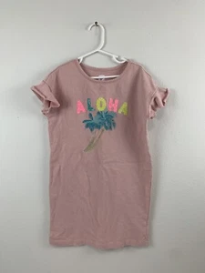 Gap girls dress size 8 aloha hawaii pink short sleeve  - Picture 1 of 4