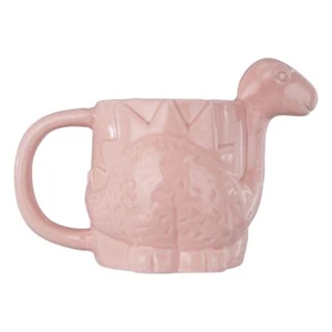 Gigil Dinosaur Shape Novelty Mug Dolomite Pink Coffee Drink Ceramic Cup 370ml - Picture 1 of 7