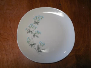 Kokura Ware Japan BELLEVILLE 1902 Salad Plates 8 1/4" Blue Floral 8 available - Picture 1 of 8
