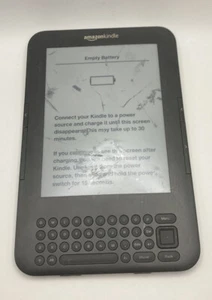 PARTS ONLY Amazon Kindle Keyboard (3rd Generation) 4GB Wi-Fi 6in Graphite D00901 - Picture 1 of 4