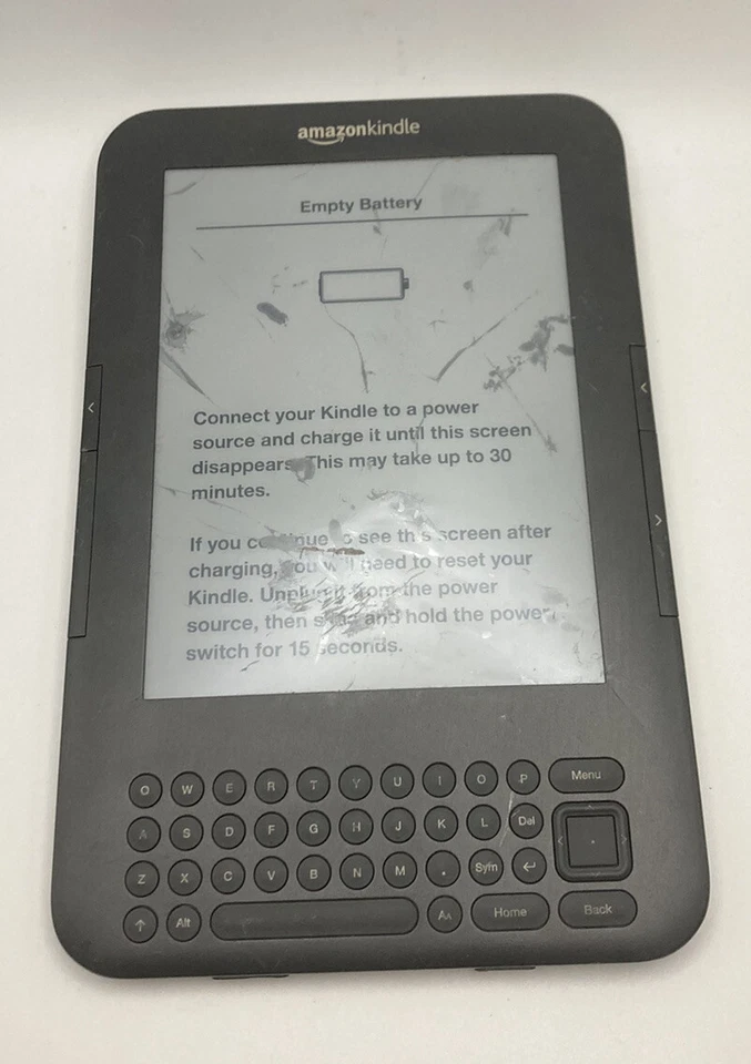 PARTS ONLY Amazon Kindle Keyboard (3rd Generation) 4GB Wi-Fi 6in Graphite D00901 - Image 1 of 4