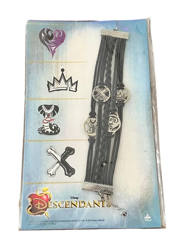 Disney Descendants Isle of the Lost Charm Infiniti Bracelet New In Package Cover