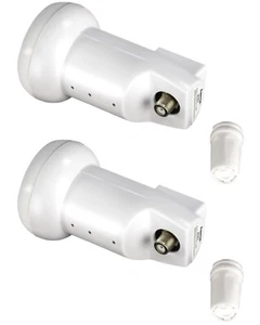 2x Hama Universal LNB Single Premium Digital LNB Sat TV Receiver 4K UHD Full HD - Bild 1 von 3