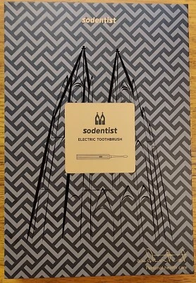 Cepillo de dientes eléctrico sónico Sodentist negro modelo M2 recargable Foto 1 de 4