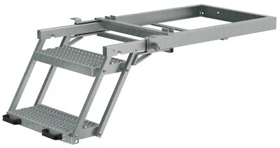 Aufstiegsleiter LKW Ausziehleiter feuerverzinkt  2-stufig freihängend - Bild 1 von 3