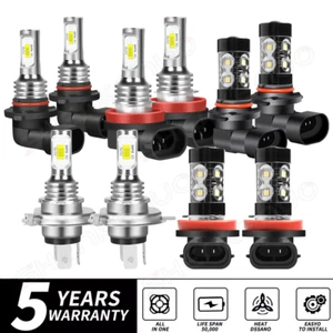 For Toyota Camry LE Sedan 4-Door 2007-2018 4X White LED Headlight High Low Bulbs - Picture 1 of 36