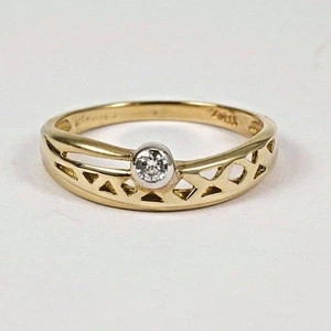 Anillo En 333 Oro 8 Quilates con Circonia - Imagen 1 de 1