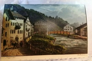 Antikes Ölgemälde Landschaft/Bilddruck, unbekannter Künstler, Reproduktion - Bild 1 von 8