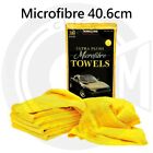 Kirkland Microfibre 40.6Cm Ultra Soft Microfiber Pack 36 Yellow Towels Car Van