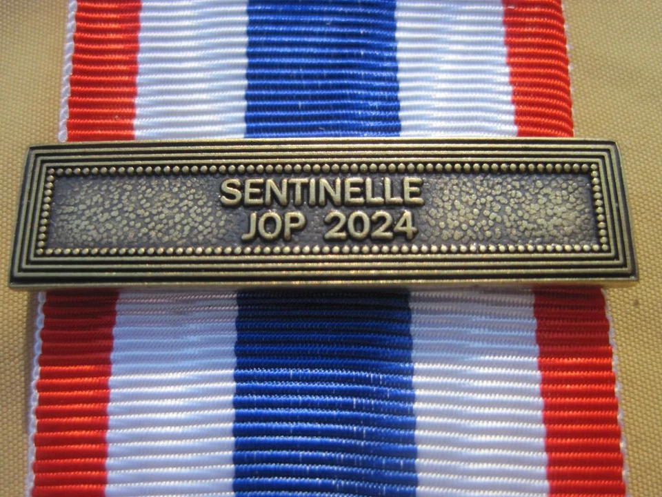 Agrafe SENTINELLE JOP 2024 (1) Médaille de la Protection Militaire du Territoire
