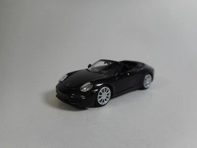 Minichamps 1:87 2013 Porsche 911 Carrera S Cabrio Blu Scuro Modello Fisso - Immagine 1 di 4